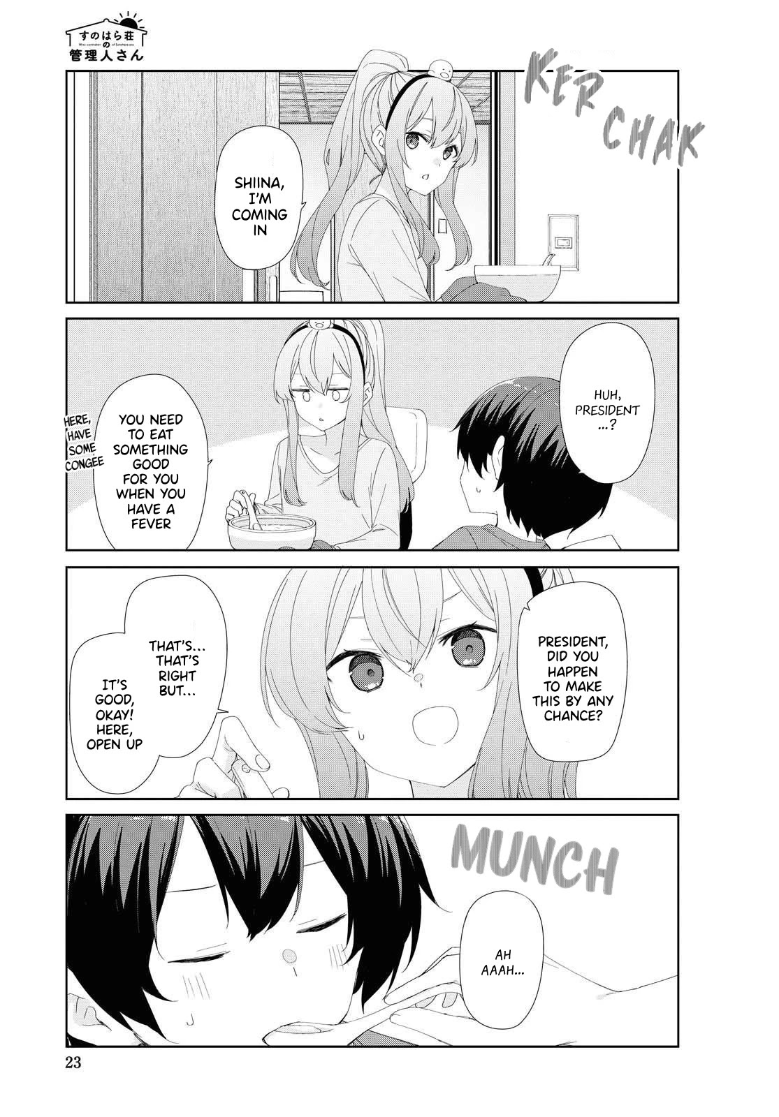 Sunoharasou no Kanrinin-san - Chapter 74 Page 4