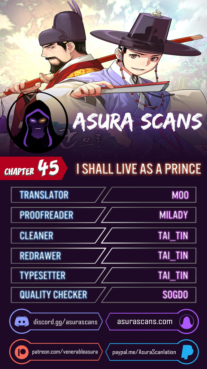 I Shall Live as a Prince - Chapter 45 Page 1