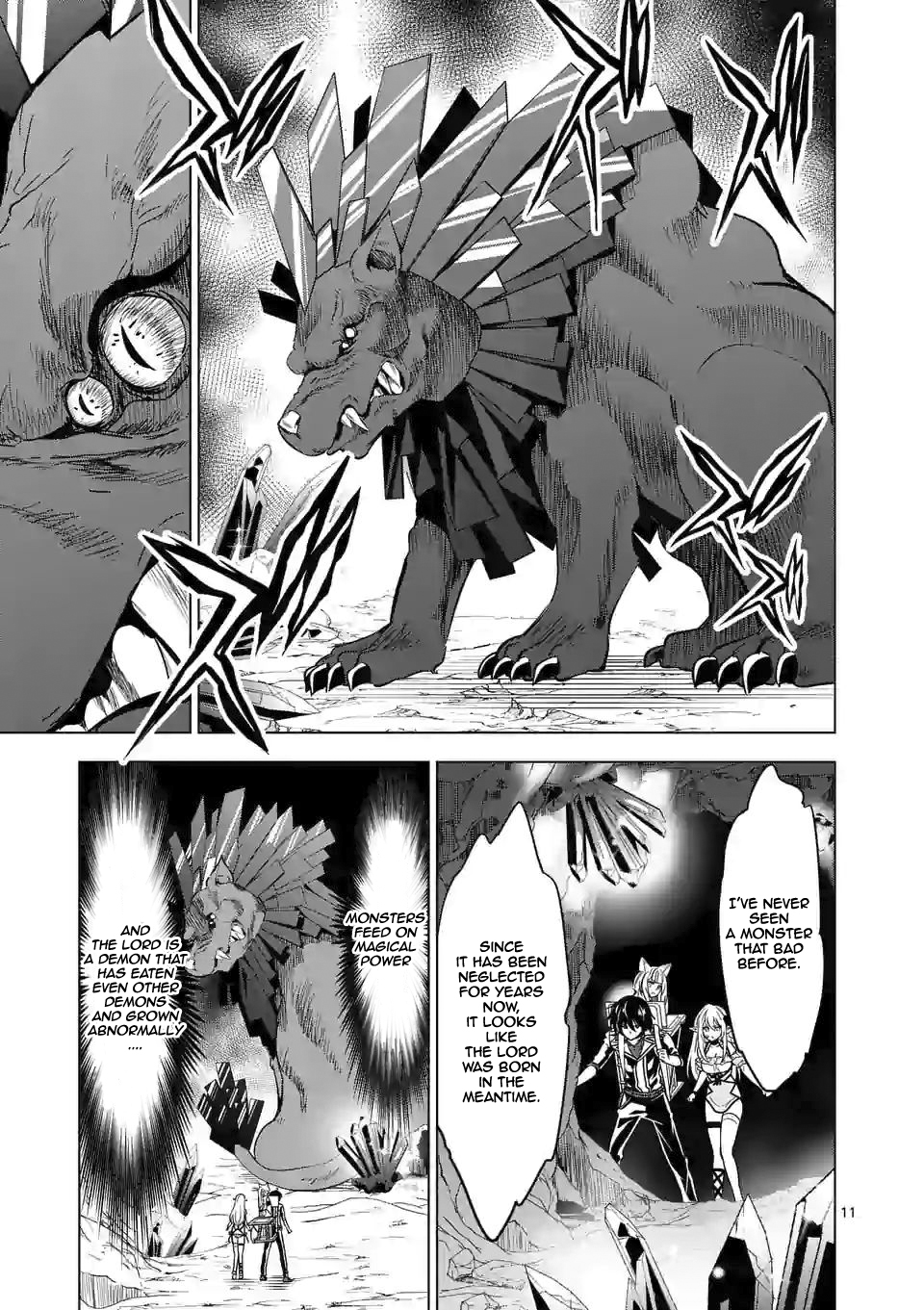 Shijou Saikyou Orc-san no Tanoshii Tanetsuke Harem Zukuri - Chapter 34 Page 12