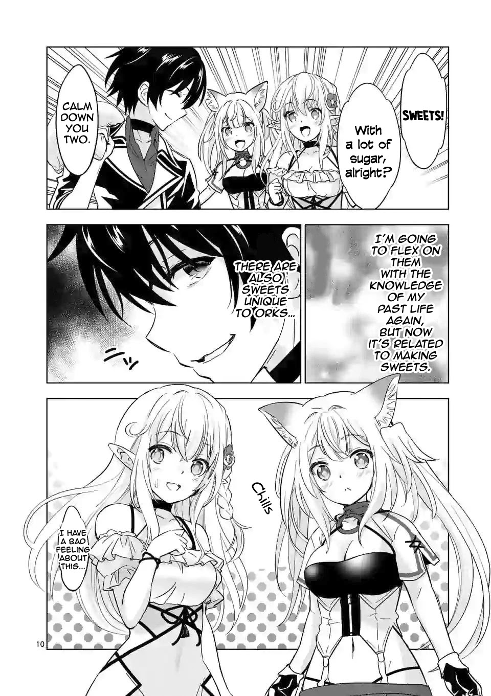 Shijou Saikyou Orc-san no Tanoshii Tanetsuke Harem Zukuri - Chapter 44 Page 10