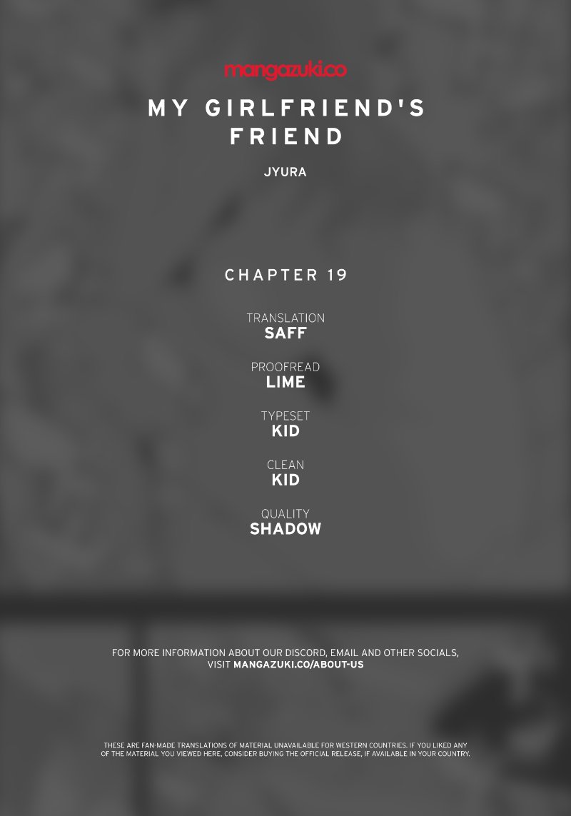 My Girlfriend's Friend - Chapter 19 Page 1