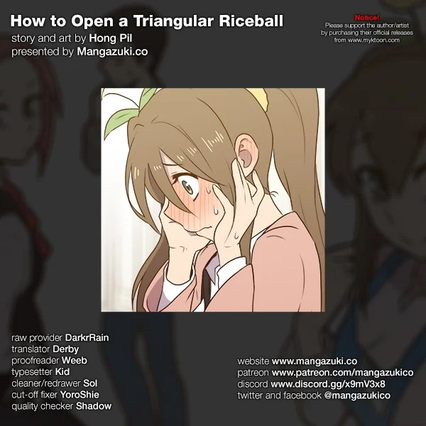 How to Open a Triangular Riceball - Chapter 63 Page 1