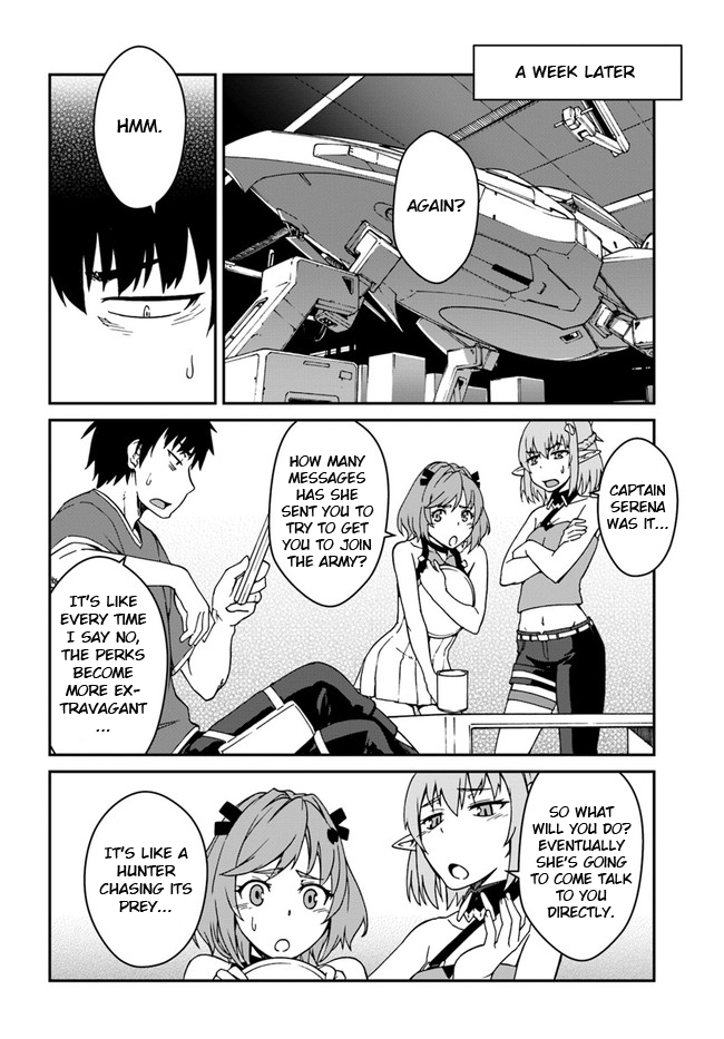 Mezametara Saikyou Soubi to Uchuusen-mochi Datta no de, Ikkodate Mezashite Youhei Toshite Jiyuu ni Ikitai - Chapter 10.1 Page 14