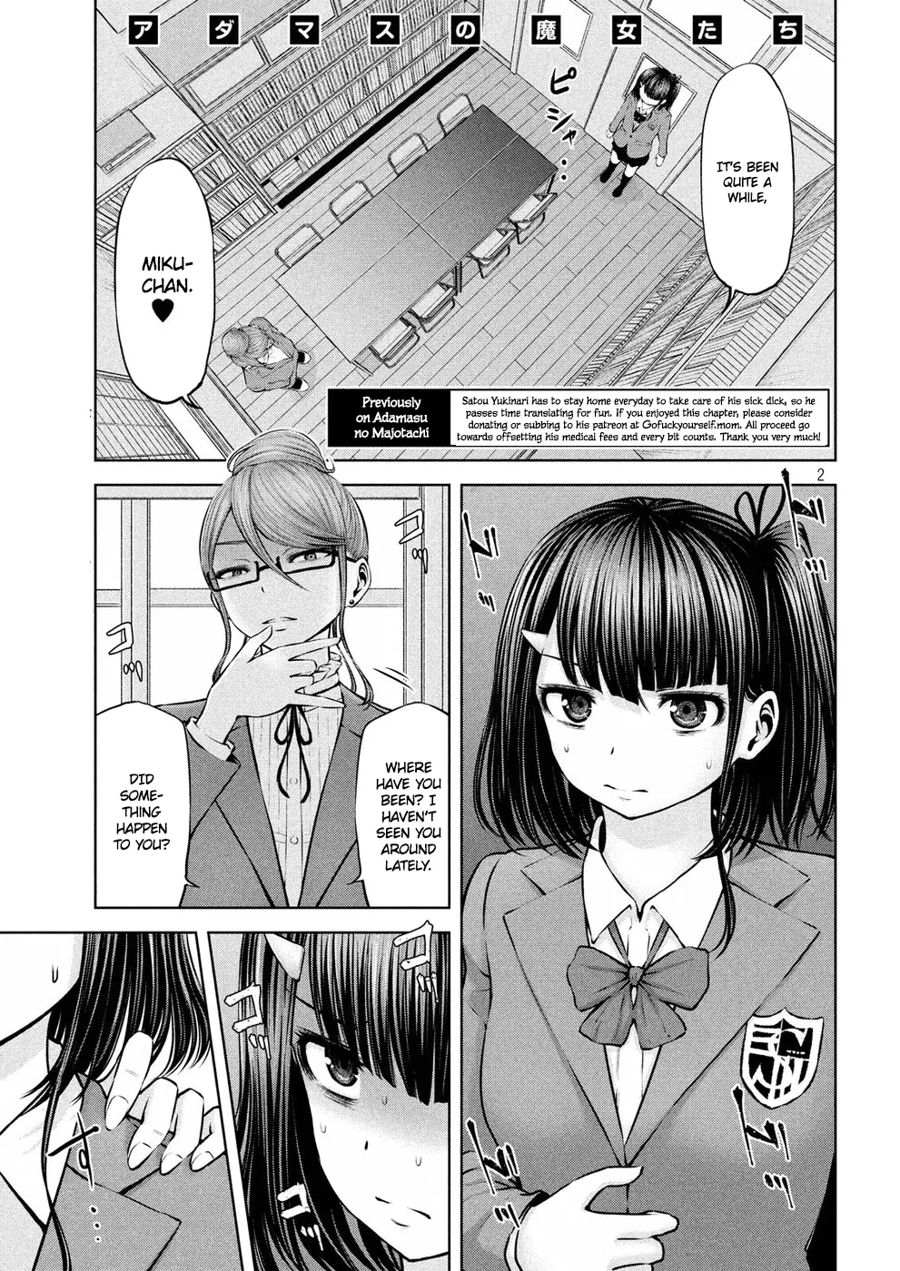 Adamasu no Majotachi - Chapter 9 Page 2