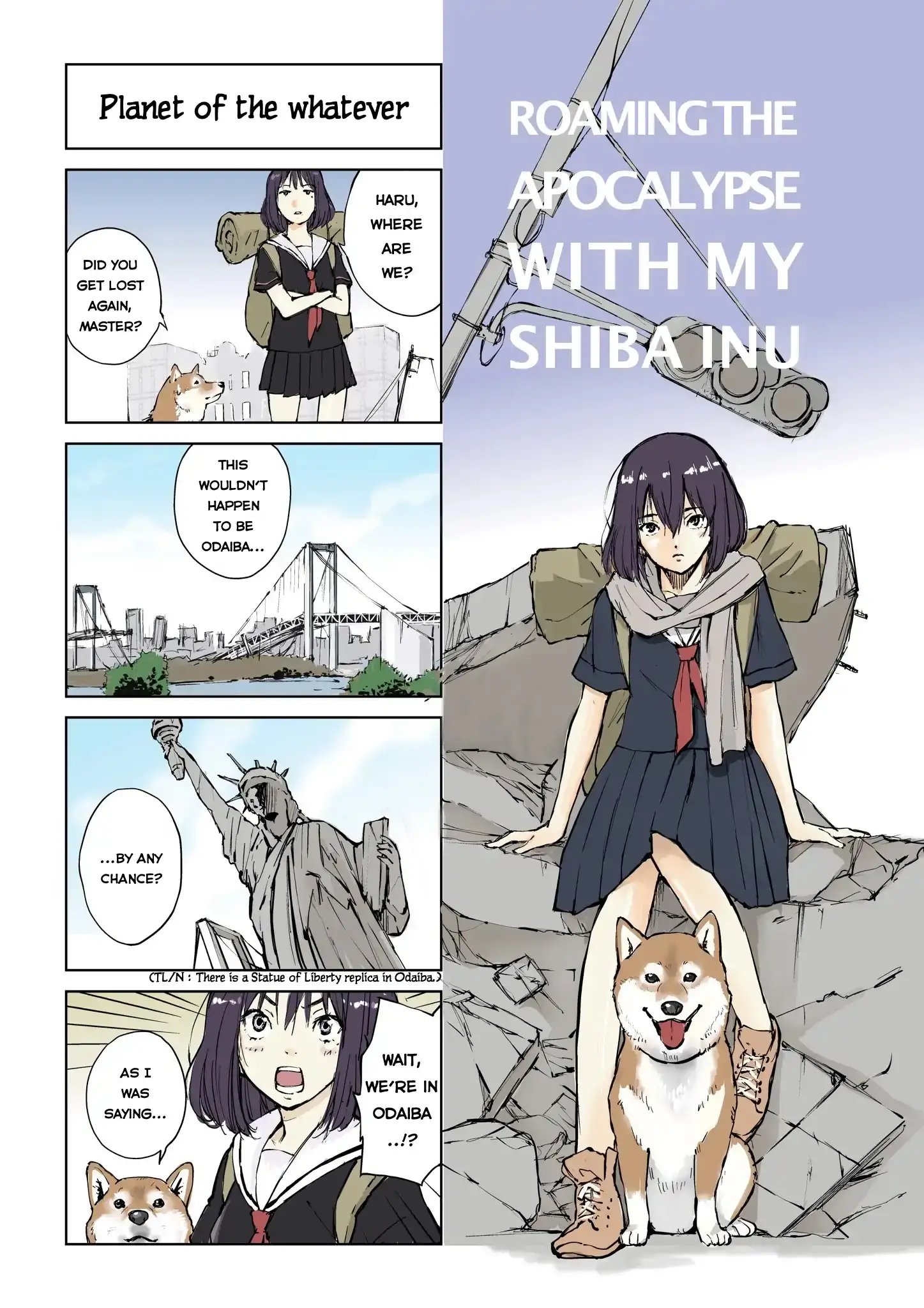 Sekai no Owari ni Shiba Inu to - Chapter 2 Page 1